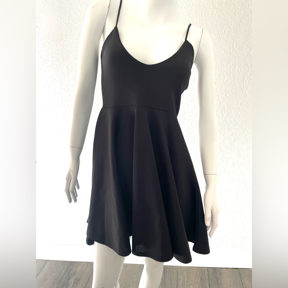 Missguided black dress size 2